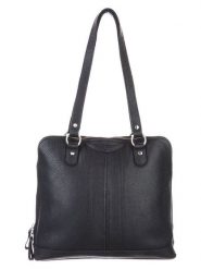 Betty Barclay Skórzana torebka w kolorze czarnym - 32,5 x 28,5 x 8 cm rozmiar: onesize. Czarne torebki klasyczne damskie Betty Barclay, bez wzorów, z materiału, bez dodatków. Za 343.73 zł.