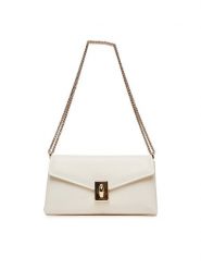 Furla Torebka Meridiana WB01517 BX3227 PNN00 Écru. Torebki klasyczne damskie Furla, bez wzorów, ze skóry, wizytowe, bez kołnierzyka, bez ramiączek. Za 1,179.00 zł.