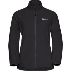 Bluza polarowa damska Jack Wolfskin Moonrise Full Zip. Czarne bluzy bez kaptura damskie Jack Wolfskin, z polaru. Za 339.99 zł.
