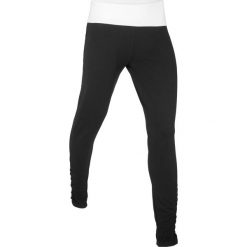 Spodnie shirtowe, długie, Level 1, z kolekcji Maite Kelly bonprix czarno-biel wełny. Czarne spodnie materiałowe damskie bonprix, z wełny, na fitness i siłownię. Za 37.99 zł.