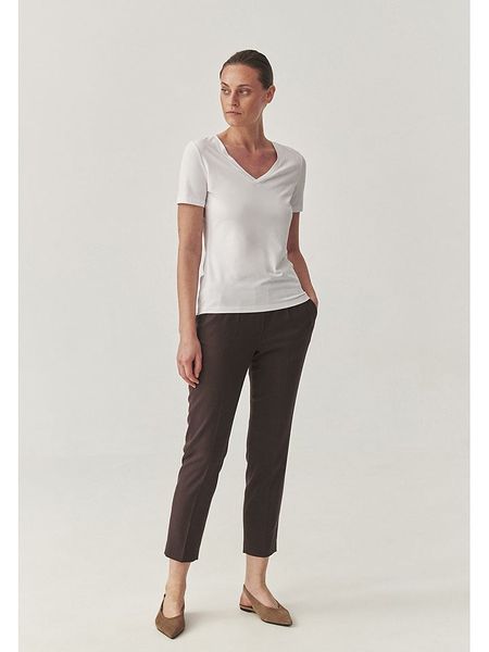 TATUUM Koszulka w kolorze białym rozmiar: XS. Białe bluzki damskie Tatuum, xs, bez wzorów, bez kołnierzyka, bez ramiączek. Za 95.92 zł.