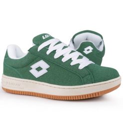 Buty trampki męskie sportowe Lotto YARIN. Białe trampki i tenisówki męskie Lotto, bez wzorów, bez zapięcia. Za 169.99 zł.