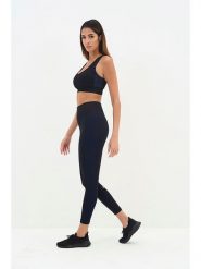 Onamaste Legginsy sportowe "Malte" w kolorze czarnym rozmiar: L/XL. Czarne legginsy damskie Onamaste, l, bez wzorów, z materiału, z podwyższonym stanem, outdoorowe. Za 132.36 zł.