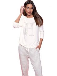 Heine Bluza w kolorze kremowym rozmiar: 40. Brązowe bluzy bez kaptura damskie Heine, z bawełny. Za 78.47 zł.