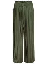 Sublevel Spodnie w kolorze ciemnozielonym rozmiar: L/XL. Zielone spodnie materiałowe damskie Sublevel, bez wzorów, z materiału, z podwyższonym stanem. Za 96.60 zł.
