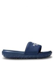 The North Face Klapki M Never Stop Cush Slide NF0A8A909F41 Granatowy. Niebieskie klapki i japonki męskie The North Face, z tworzywa sztucznego. Za 129.99 zł.