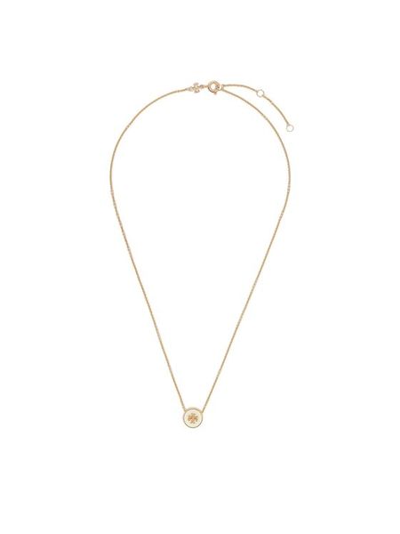 Tory Burch Naszyjnik Kira Enamel Pendant 90549 Biały. Białe naszyjniki damskie Tory Burch, metalowe. Za 539.99 zł.