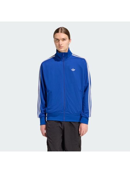 Adidas Bluza adicolor Firebird KE0790 Niebieski Loose Fit. Niebieskie bluzy bez kaptura męskie Adidas, l, z syntetyku. Za 309.99 zł.