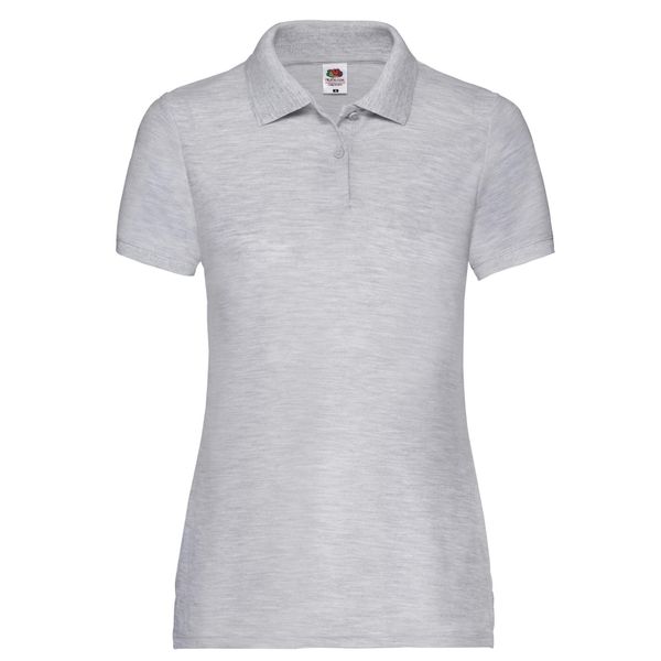 Koszulka Polo Damska 65/35. Szare bluzki sportowe damskie Fruit of the Loom, xl, bez wzorów, bez ramiączek. Za 54.99 zł.