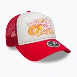Czapka z daszkiem New Era Foam Trucker. Czerwone czapki męskie New Era, na zimę, bez wzorów. Za 119.99 zł.