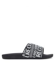 Versace Jeans Couture Klapki 78YA3SQ1 Czarny. Czarne klapki i japonki męskie Versace Jeans Couture, z jeansu. Za 199.99 zł.