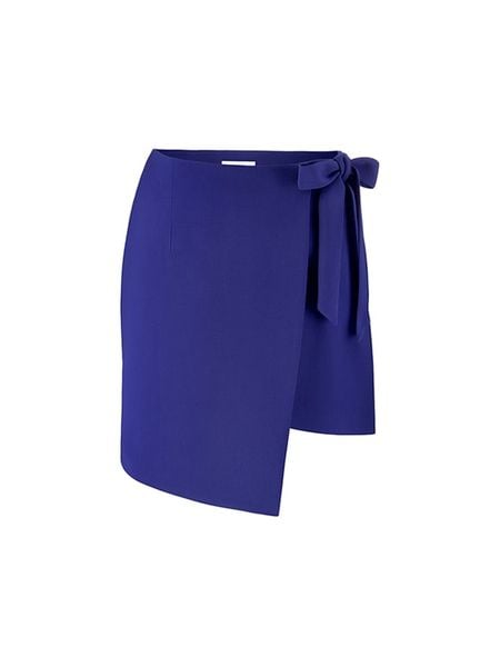 MARLU Spódnica w kolorze niebieskim rozmiar: 40. Niebieskie spódniczki damskie MARLU, bez wzorów, z podwyższonym stanem, mini, asymetryczne. Za 132.05 zł.