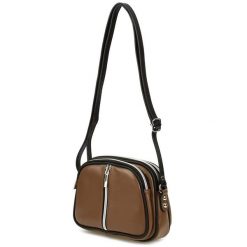 Listonoszka mała VERA PELLE K53 c. beżowa. Brązowe torby na laptopa męskie ze skóry. Za 154.90 zł.