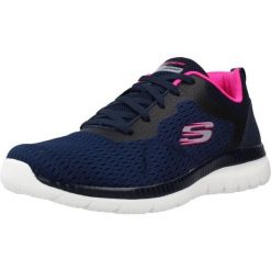 Tenisówki Skechers Model Bountiful-quick Path Kolor Niebieski. Niebieskie trampki i tenisówki damskie Skechers, bez wzorów, z materiału. Za 256.74 zł.