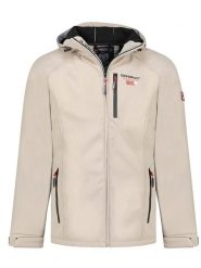 Geographical Norway Kurtka softshellowa "Takito" w kolorze beżowym rozmiar: XXL. Brązowe kurtki outdoor męskie Geographical Norway, xxl, bez wzorów, bez kaptura. Za 143.90 zł.