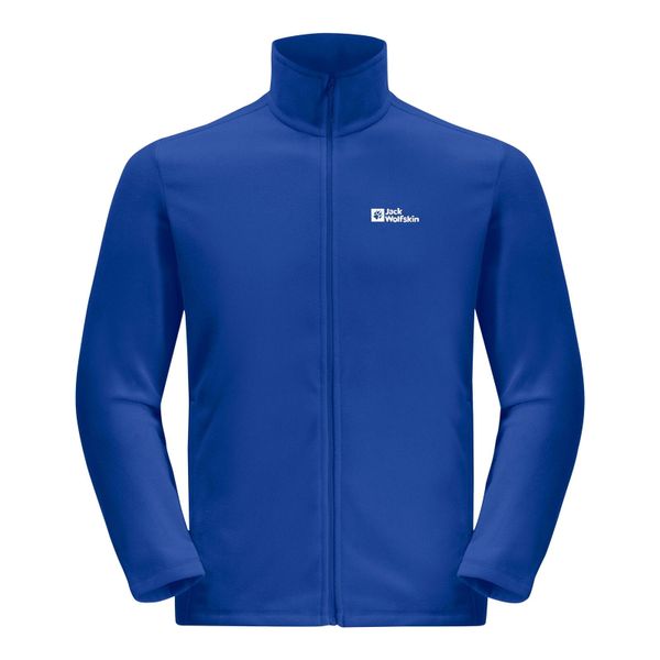 Bluza polarowa męska Jack Wolfskin Taunus Fz. Niebieskie bluzy bez kaptura męskie Jack Wolfskin, l, z materiału. Za 239.99 zł.