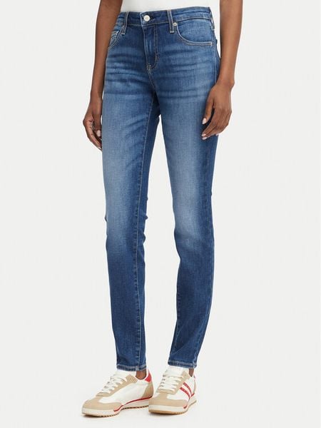 Tommy Jeans Jeansy Sophie DW0DW23101 Granatowy Skinny Fit. Niebieskie jeansy damskie Tommy Jeans. Za 363.99 zł.