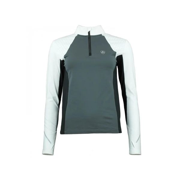 Damska koszulka 1st Skin z zamkiem błyskawicznym Peak Mountain. Szare t-shirty damskie Peak Mountain, xl, bez wzorów, z dzianiny, bez kołnierzyka. Za 138.00 zł.