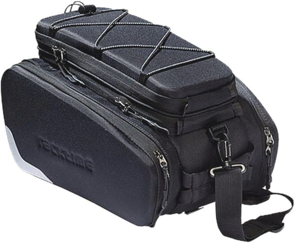 Torba na bagażnik Racktime Odin 2.0 Snapit 2.0. Czarne torby męskie na ramię RACKTIME, bez wzorów, z nylonu, bez dodatków. Za 451.50 zł.