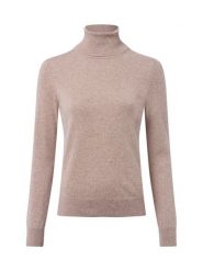 Franco Callegari Sweter z kaszmiru Kobiety Kaszmir beżowy, S. Brązowe golfy damskie Franco Callegari, s, bez wzorów, z kaszmiru, bez ramiączek. Za 499.95 zł.