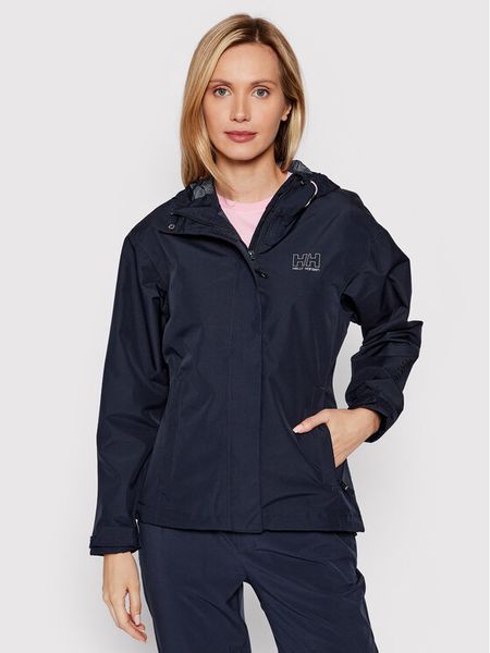 Helly Hansen Kurtka przeciwdeszczowa Seven 62066 Granatowy Regular Fit. Niebieskie kurtki przeciwdeszczowe damskie Helly Hansen, m, bez kaptura. Za 429.99 zł.