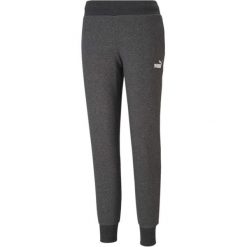 Spodnie Puma Essentials, Kobiety. Szare spodnie materiałowe damskie Puma, bez wzorów, z bawełny. Za 190.00 zł.