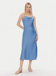 YAS Sukienka codzienna Thea 26028891 Niebieski Regular Fit. Niebieskie sukienki damskie YAS, na co dzień, xl, bez wzorów, z syntetyku, bez kołnierzyka, bez ramiączek, proste. Za 209.99 zł.