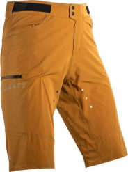 Spodenki rowerowe (+spodenki kolarskie z pampersem w zestawie) LEATT Shorts MTB. Niebieskie szorty męskie LEATT, bez wzorów, z tkaniny. Za 359.20 zł.