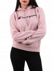 Bluza na co dzień damska CHAMPION z kapturem. Czerwone bluzy z kapturem damskie CHAMPION, xs, z bawełny. Za 259.00 zł.