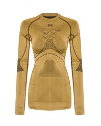 Koszulka damska X-Bionic RADIACTOR 4.0. Żółte bielizna termoaktywna damska X BIONIC, l, bez wzorów, z materiału. Za 739.99 zł.