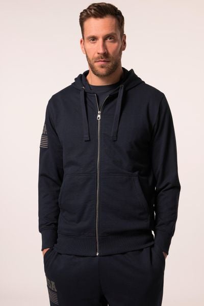 Męska Kurtka z kapturem Iron Anvil fitness kaptur do rozm. 7XL. Niebieskie kurtki męskie JAY-PI, m, bez wzorów, z bawełny, z kapturem. Za 349.99 zł.