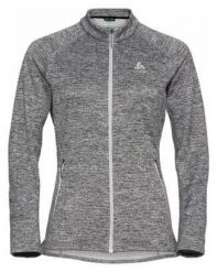 Bluza rozpinana bez kaptura damska ODLO Tencia Mid Layer Full Zip. Szare bluzy sportowe damskie Odlo, na zimę, s, bez wzorów, z materiału, bez ramiączek, długie, bez kaptura. Za 340.25 zł.