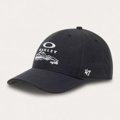 Czapka z daszkiem unisex Oakley 47 MVP czarna FOS902101-021. Czarne czapki męskie Oakley, bez wzorów, z materiału. Za 161.01 zł.