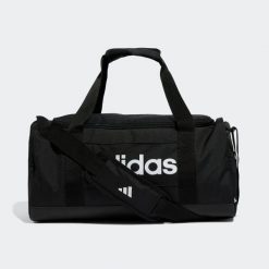 Torba sportowa ADIDAS Linear Duffel 24 l. Czarne torby męskie na ramię Adidas, bez wzorów, z materiału, na ramię. Za 119.99 zł.