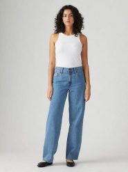 Levi's Dżinsy - Baggy fit - w kolorze niebieskim rozmiar: W31/L32. Niebieskie jeansy damskie Levi's, z podwyższonym stanem. Za 224.95 zł.