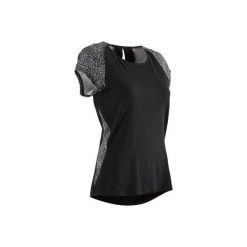 Koszulka Gym & Pilates 520 damska. Białe bluzki sportowe damskie DOMYOS, xl, bez wzorów, z bawełny, bez kołnierzyka. W wyprzedaży za 54.99 zł.