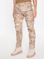 G-Star Raw Spodnie materiałowe Rovic D02190-C313-D212 Zielony Regular Fit. Zielone spodnie materiałowe męskie G-Star Raw, bez wzorów, z bawełny, retro. Za 449.99 zł.