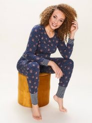 Charlie Choe Bluza "Wandering nights" w kolorze granatowym rozmiar: XS. Niebieskie bluzy bez kaptura damskie Charlie Choe, xs. Za 39.49 zł.