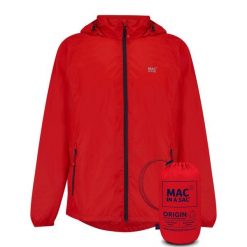 Mac in a Sac - Płaszcz przeciwdeszczowy - Czerwony. Czerwone płaszcze męskie Mac In A Sac, m, bez wzorów, z nylonu. Za 339.00 zł.