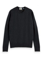 Scotch & Soda Wełniany sweter w kolorze czarnym rozmiar: XXL. Czarne swetry męskie Scotch & Soda, xxl, bez wzorów, z wełny, bez kołnierzyka. Za 144.92 zł.