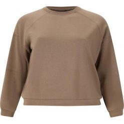 Damska bluza z okrągłym dekoltem Q Sportswear Alaia. Brązowe bluzy bez kaptura damskie ENDURANCE Q. W wyprzedaży za 357.50 zł.