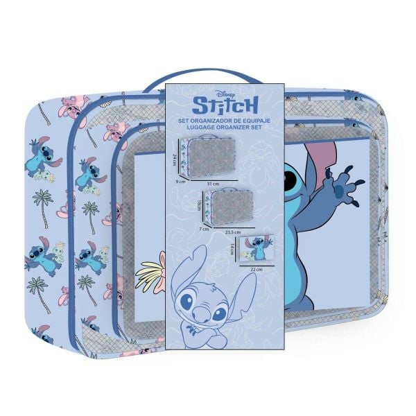 Torba podróżna Stitch Niebieski. Niebieskie torebki klasyczne damskie Disney, bez wzorów, z poliesteru, bez dodatków. Za 110.70 zł.
