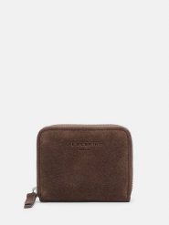 Liebeskind Berlin Skórzany portfel w kolorze brązowym - 10 x 8 x 2 cm rozmiar: onesize. Brązowe portfele damskie LIEBESKIND BERLIN, bez wzorów, z materiału. Za 224.52 zł.