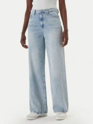 Tommy Jeans Jeansy Claire DW0DW22659 Niebieski Wide Leg. Niebieskie jeansy damskie Tommy Jeans. Za 449.99 zł.