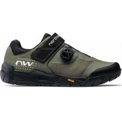 Buty Northwave Overland Plus. Zielone buty trekkingowe męskie Northwave, bez zapięcia, rowerowe. Za 590.00 zł.