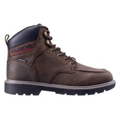 Buty trekkingowe Iguana Domer Mid WP. Brązowe buty trekkingowe męskie IGUANA, z gumy, bez zapięcia, trekkingowe. Za 785.80 zł.
