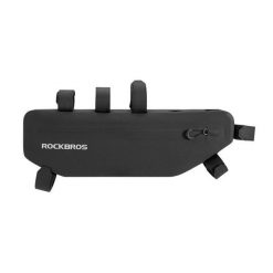 Torba na ramę rowerową Rockbros AS-043. Czarne torebki klasyczne damskie ROCKBROS, bez wzorów, bez dodatków. W wyprzedaży za 103.00 zł.