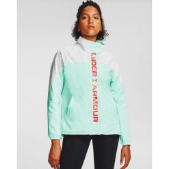Kurtka damska Under Armour Recover Woven CB Jacket. Białe kurtki damskie Under Armour, bez kaptura. Za 219.99 zł.