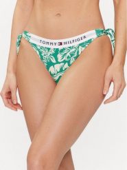 Tommy Hilfiger Dół od bikini UW0UW05366 Zielony. Zielone bikini damskie Tommy Hilfiger, bez wzorów. Za 129.99 zł.