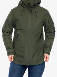 Kurtka ocieplana damska Didriksons Jennie Jacket 2. Zielone kurtki damskie Didriksons, s, bez wzorów, z materiału, bez kaptura. Za 698.49 zł.